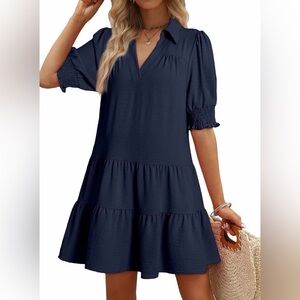 Chic Navy Women's Mini Dress